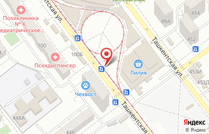 Компания по изготовлению и продаже памятников Памятники Анубиса на Ташкентской улице на карте