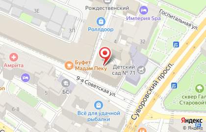 Альфа Клининг Петербург на карте