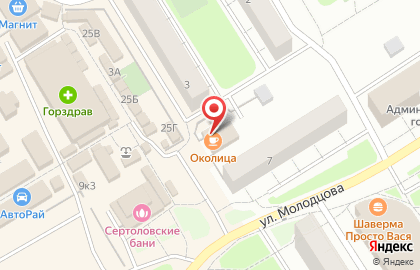 Кафе Околица в Санкт-Петербурге на карте