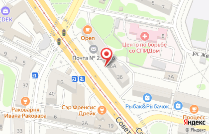 Торговая компания Ивановский текстиль на Советском проспекте на карте