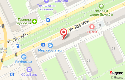 Магазин тканей и фурнитуры в Мотовилихинском районе на карте