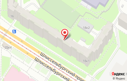 Ип Герасимов на Шлиссельбургском проспекте на карте