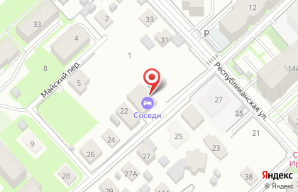 Гостевой дом Соседи на карте