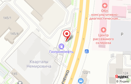 Газпромнефть на метро Студенческая на карте