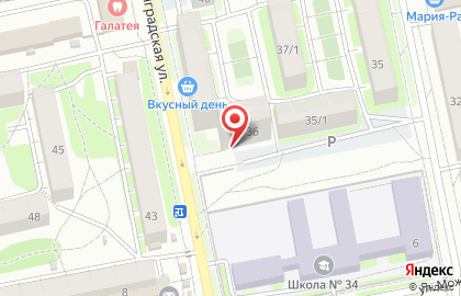 Стоматологическая клиника Диамант на улице Ленинградской на карте