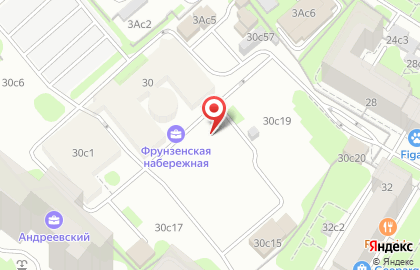 Производственная компания Себург-Т на Фрунзенской набережной на карте