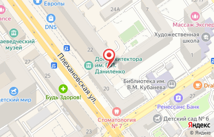 Воронежская областная клиническая стоматологическая поликлиника на карте