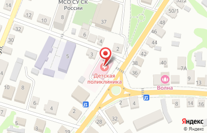 Детская поликлиника, Калачеевская районная больница на карте