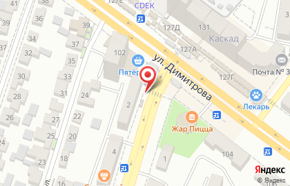 Киоск быстрого питания Русский аппетит на Волгоградской улице, 2 на карте