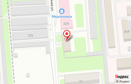 Магазин Медтехника в Вологде на карте