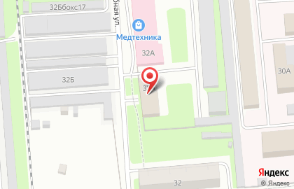Производственно-торговая фирма Медтехника на Лечебной улице на карте
