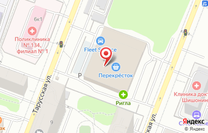 Перекресток в Ясенево на карте
