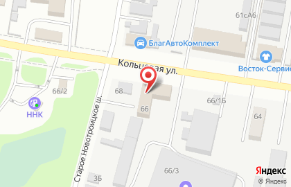 Автоцентр Шинтоп на Кольцевой улице на карте