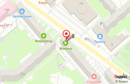 Аптека Живика на улице Пехотинцев, 10 на карте