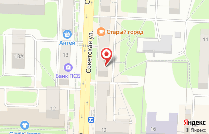Надир на карте
