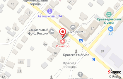 Медицинская компания Инвитро на Пронской улице на карте