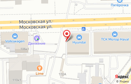 Автошкола Лидер на Московской улице на карте