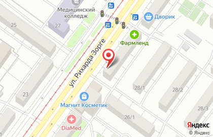 Ломбард Банкир на улице Рихарда Зорге на карте