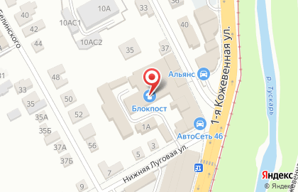 Компания Кирстрой в Центральном округе на карте