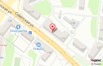 Страховая компания Росгосстрах на Советской улице на карте