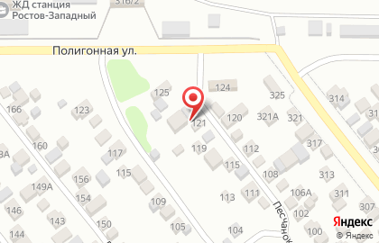 Продуктовый магазин Лев на Песчанокопской улице на карте