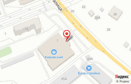 Супермаркет Кировский на улице Талица в Первоуральске на карте