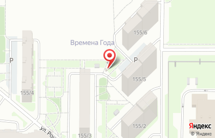 Киоск по продаже фруктов и овощей в Центральном районе на карте