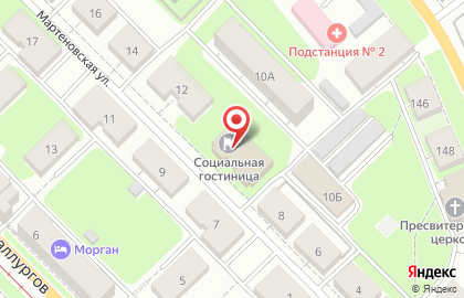Интеллект на Мартеновской улице на карте
