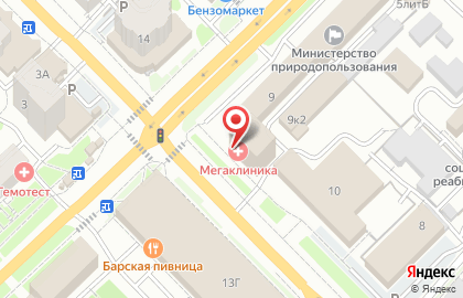 Медицинский центр Мегаклиника на карте