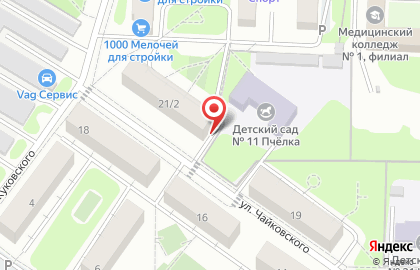 Продовольственный магазин в Москве на карте
