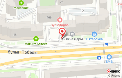 Автостоянка в Воронеже на карте