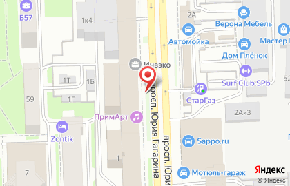 Домострой на проспекте Юрия Гагарина на карте