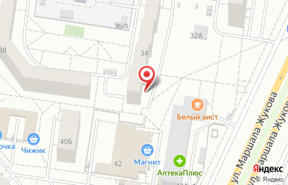 Автошкола Росто-т на улице Маршала Жукова на карте