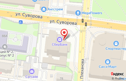 Агентство недвижимости Перспектива24 на Суворова на карте