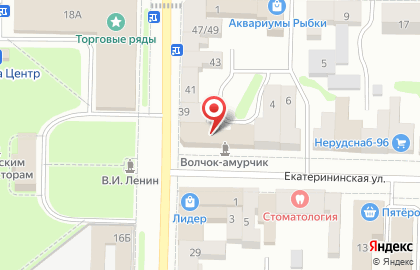 Колба, торговая фирма на карте