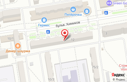 Магазин Манго на бульваре Химиков на карте