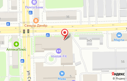 Банк Снежинский, ПАО на улице Сталеваров на карте
