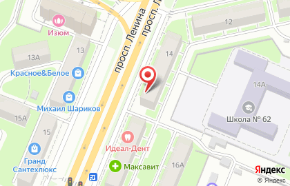 Салон красоты Моне на проспекте Ленина на карте