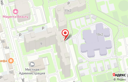 Неваком в Земском переулке на карте