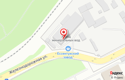 Ессентукский завод минеральных вод на КМВ в Ессентуках на карте