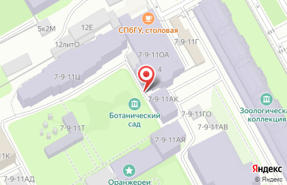 Совет ректоров вузов Санкт-Петербурга на карте