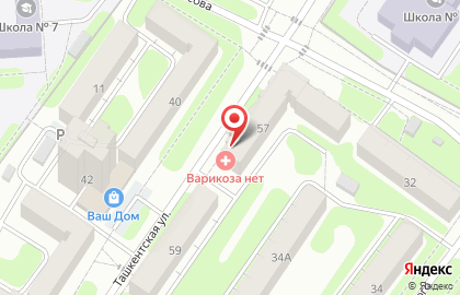 Магазин разливного пива ЛИТ.Ra на Ташкентской улице на карте