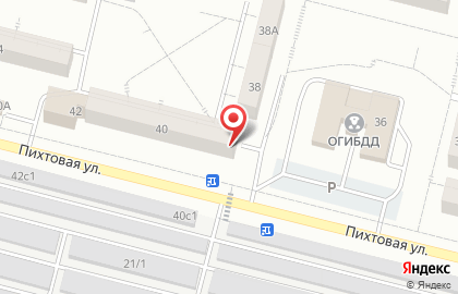 Продуктовый магазин Пихтовый в Центральном районе на карте