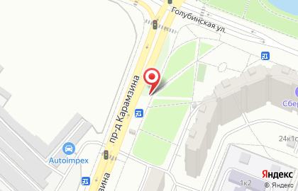 Мосгортранс на Голубинской улице на карте
