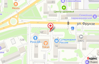 Восточная кулинария Кибир Тандыр во Владивостоке на карте