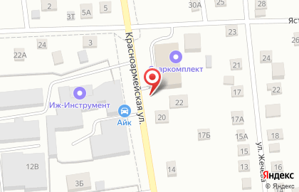 Производственная компания Полюс на Красноармейской улице на карте