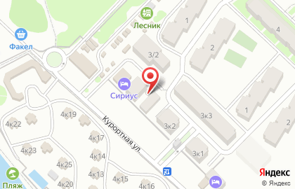 Гостевой дом Сириус на карте