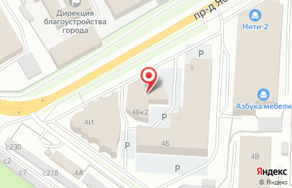 Салон мягкой мебели, ИП Погасян Р.Х. в проезде Яблочкова на карте