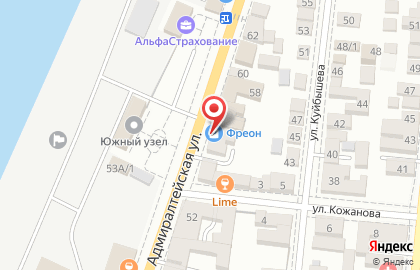 Специализированный магазин запчастей для бытовой техники Фреон на Адмиралтейской улице на карте