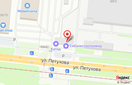 Новосибирский филиал Банкомат, Банк Москвы на бульваре Петухова, 69 к 4 на карте